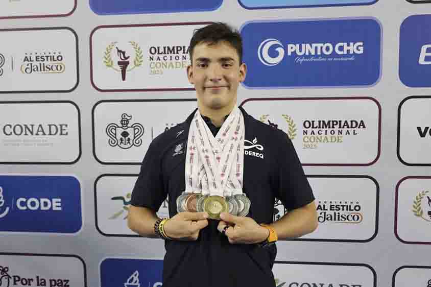 Histórica participación del equipo de Natación de Querétaro en Olimpiadas Nacionales