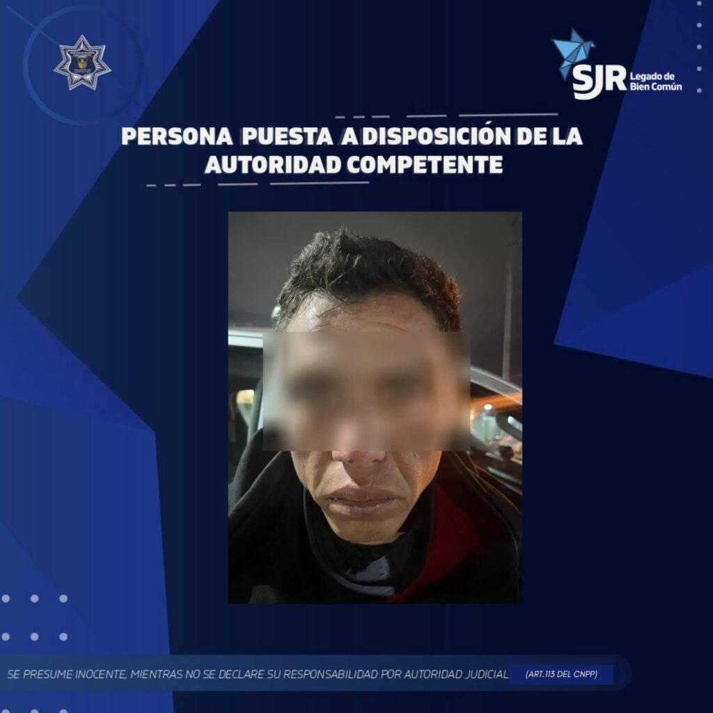 Detienen a sujeto por robo a empresa en Constituyentes