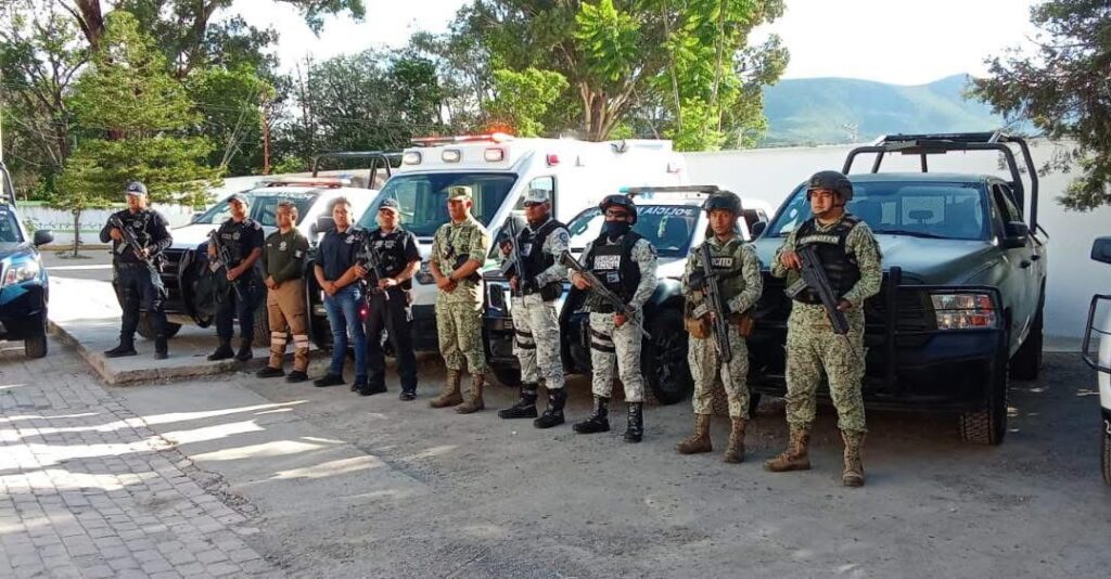 Refuerzan Seguridad con Operativos Coordinados en el Municipio de Tolimán.