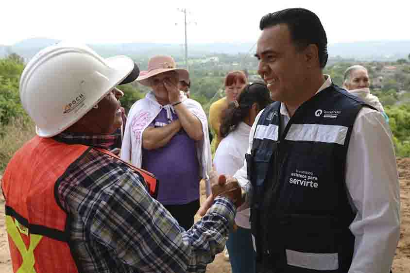 SEDESOQ fortalece obra social en Huimilpan