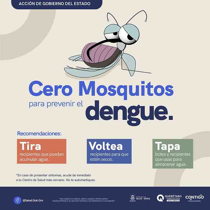 La SESA lleva a cabo vigilancia epidemiológica del dengue