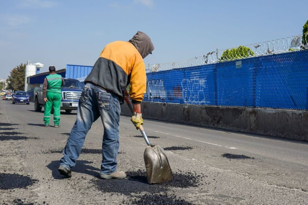 San Juan del Río ha aplicado más de 14 mil metros cúbicos de material en labores de bacheo