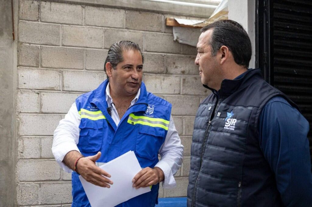 Supervisan avance de obra del tanque “Viveros”; fortalecerá el abasto de agua para más de 11 mil habitantes