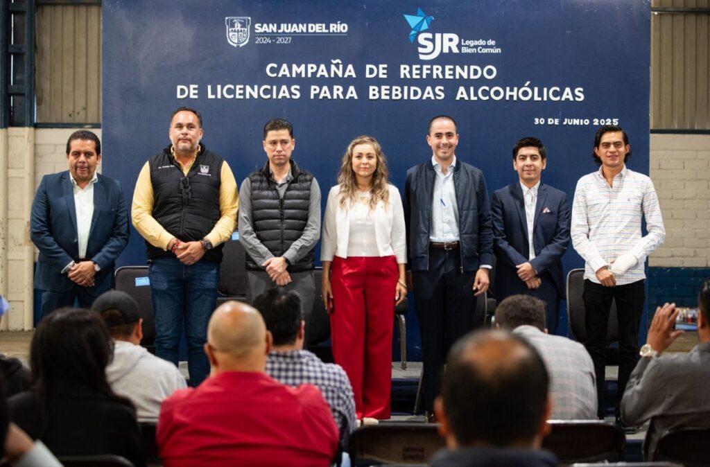 Realizan la “Campaña de Refrendo de Licencias para Bebidas Alcohólicas” en San Juan del Río