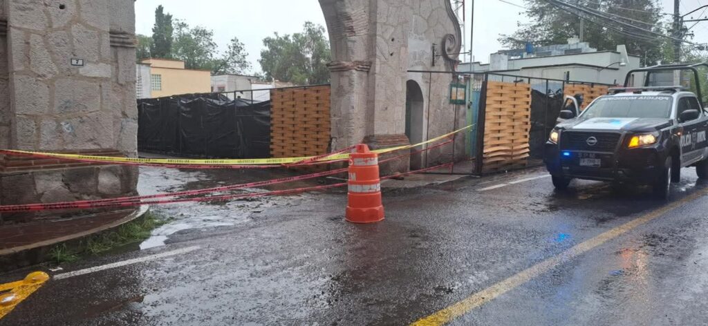 Cierre temporal de vialidad en Jardín del Arte por caída de árbol