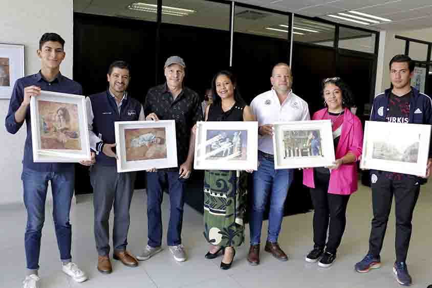 UTC recibe donación de obras de arte del maestro Víctor Cauduro