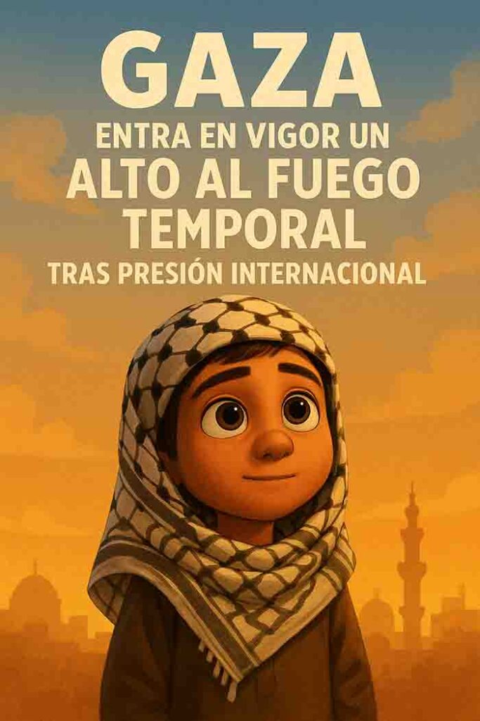 Gaza: entra en vigor un alto al fuego temporal tras presión internacional