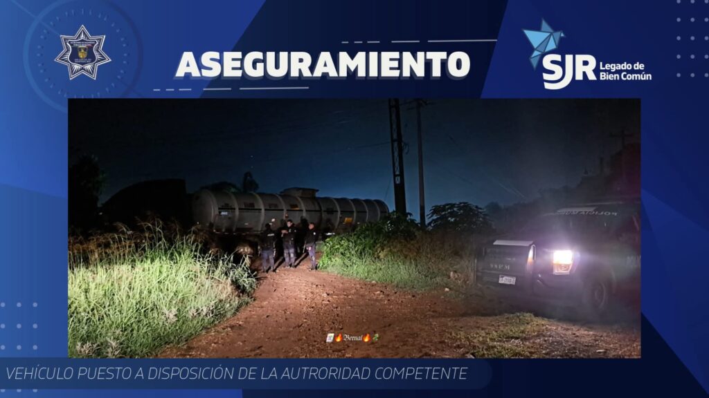 Aseguran Tractocamión Cerca de Toma Clandestina en San Juan del Río