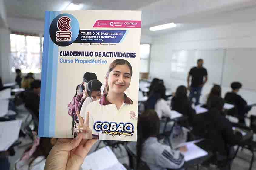 Inicia COBAQ actividades escolares con curso propedéutico