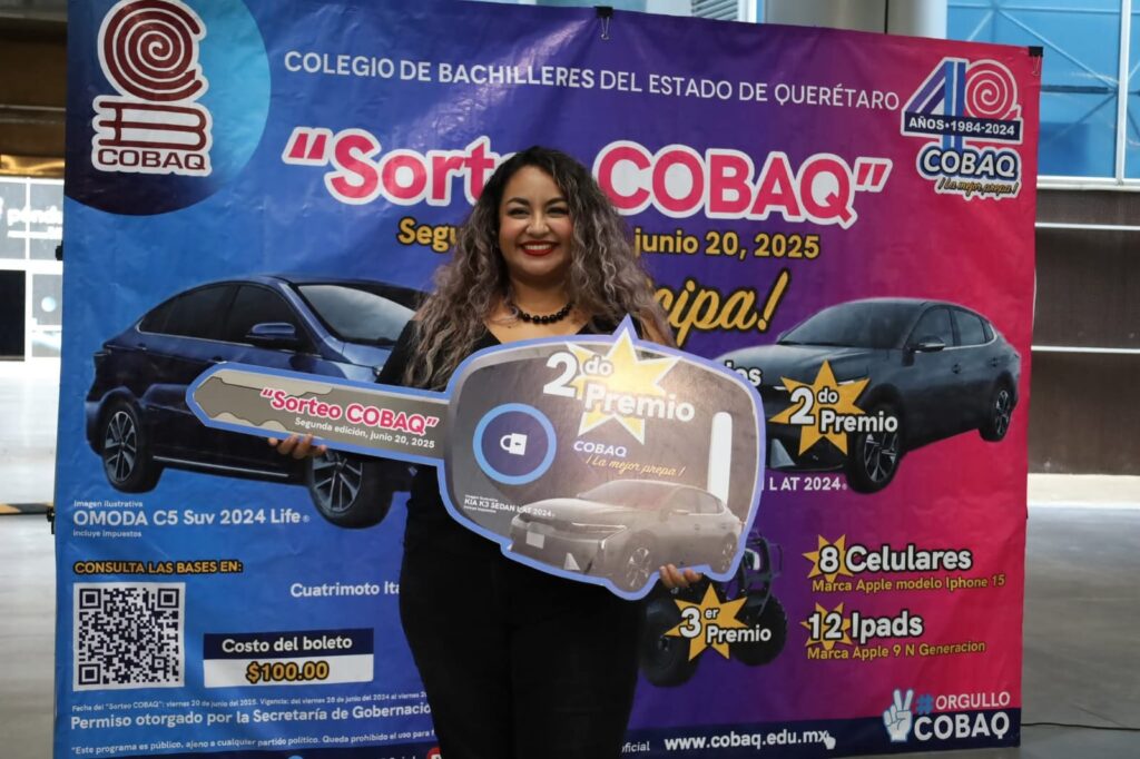 Entrega de premios del sorteo COBAQ segunda edición