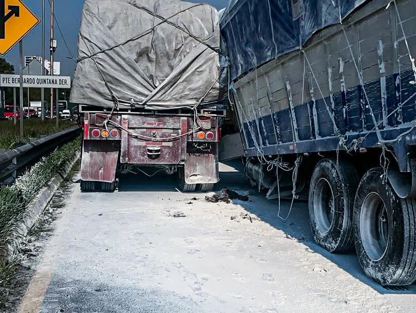 Choque por alcance deja cinco personas lesionadas en Querétaro