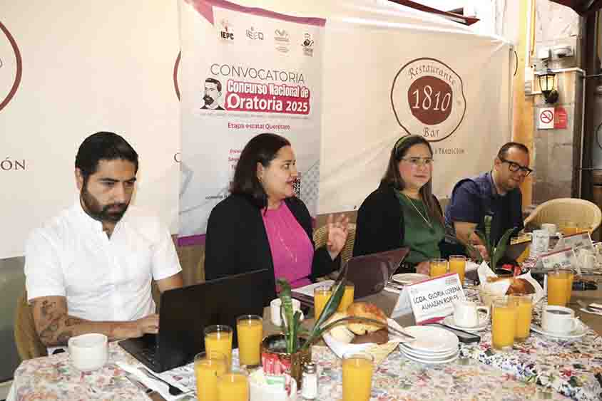 Convoca IEEQ a juventudes a participar en el Concurso Nacional de Oratoria 2025