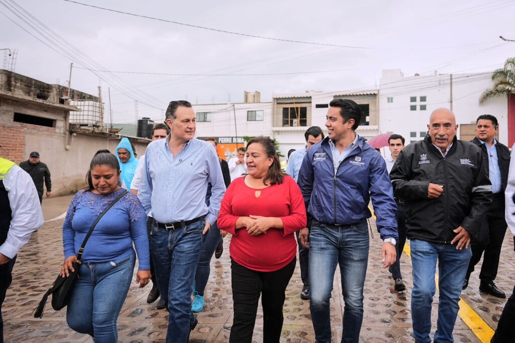 Entregan Felifer Macías y Mauricio Kuri rehabilitación integral en las colonias El Granjenal, San Juan y Lomas del Tepeyac