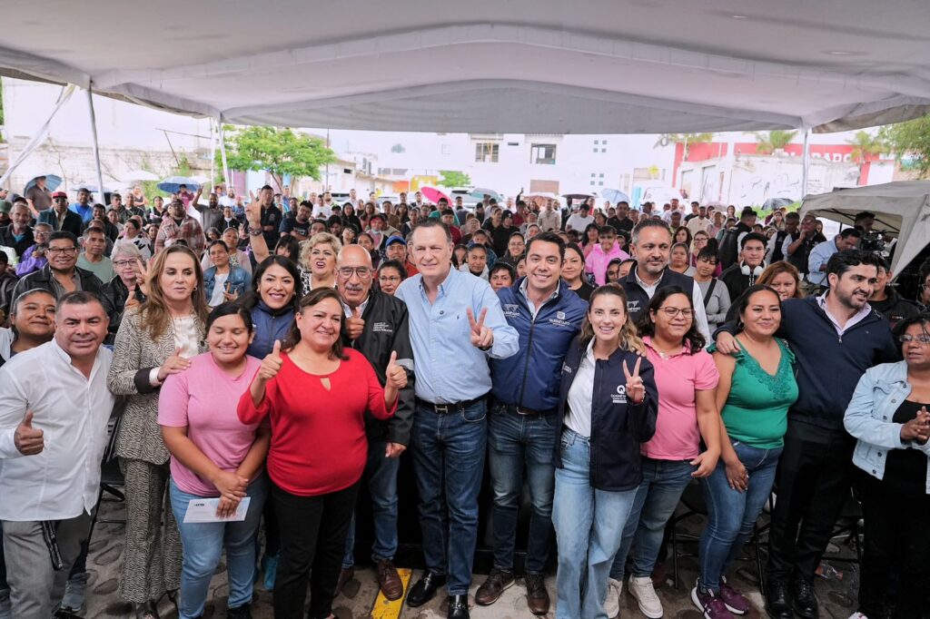 Entregan Felifer Macías y Mauricio Kuri rehabilitación integral en las colonias El Granjenal, San Juan y Lomas del Tepeyac