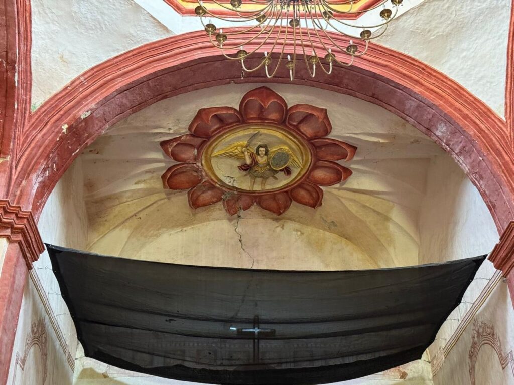 Atestigua titular de SECULT inicio de trabajos de conservación en la Misión de Tancoyol