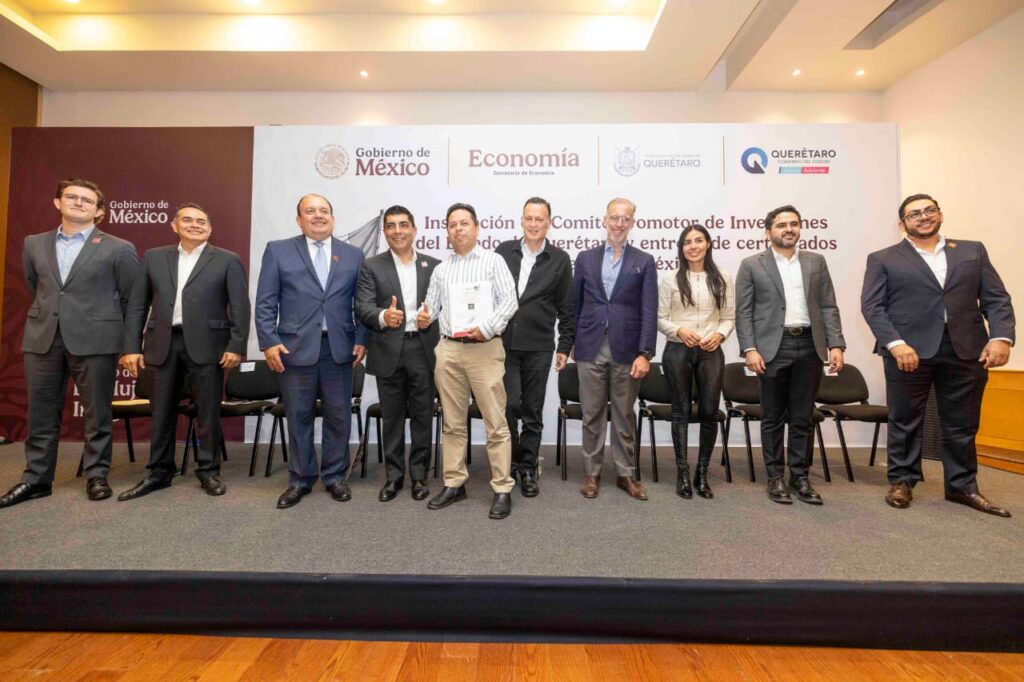 Reconocen a Querétaro por su impulso económico y vinculación con el sector productivo