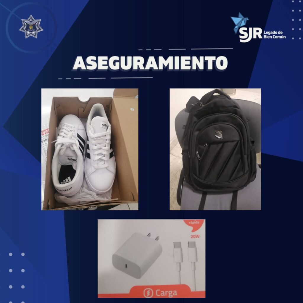 ¡Lo cacharon con las manos en la mochila!