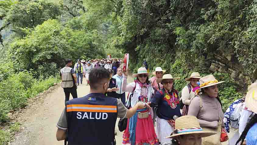 Exhorta SESA a las y los peregrinos a cuidarse durante su trayecto al Tepeyac