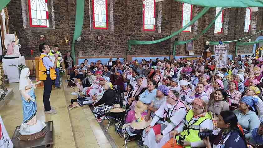 Exhorta SESA a las y los peregrinos a cuidarse durante su trayecto al Tepeyac