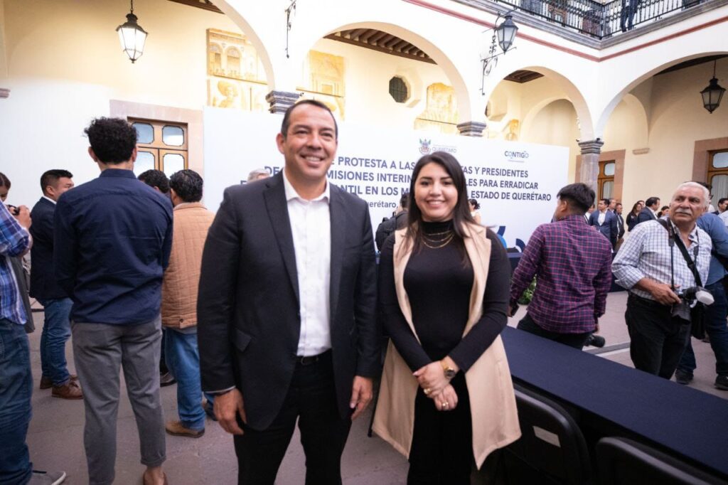 Roberto Cabrera participa en toma de protesta para erradicar el trabajo infantil