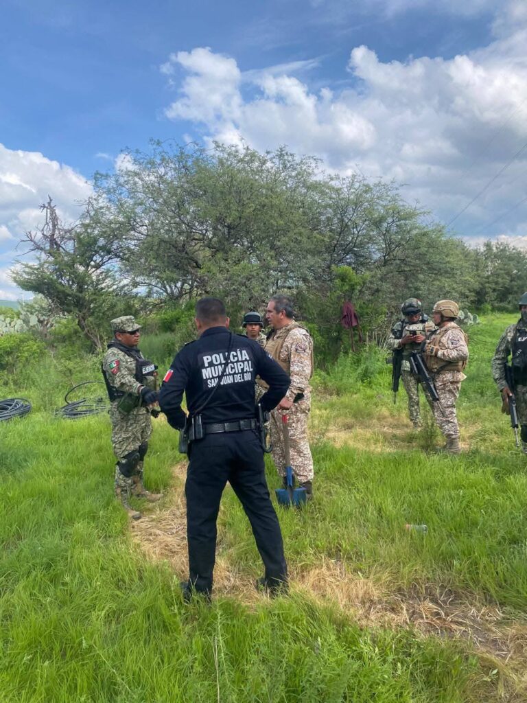 Frustran posible toma clandestina en Loma Alta, San Juan del Río