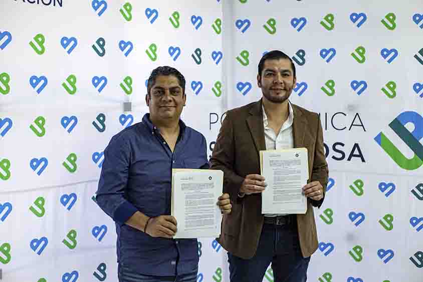 Concreta la UPSRJ nuevo centro evaluador con la empresa Proceso Seguro