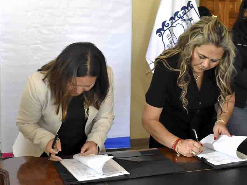 Firma titular de USEBEQ convenio para proteger infancias