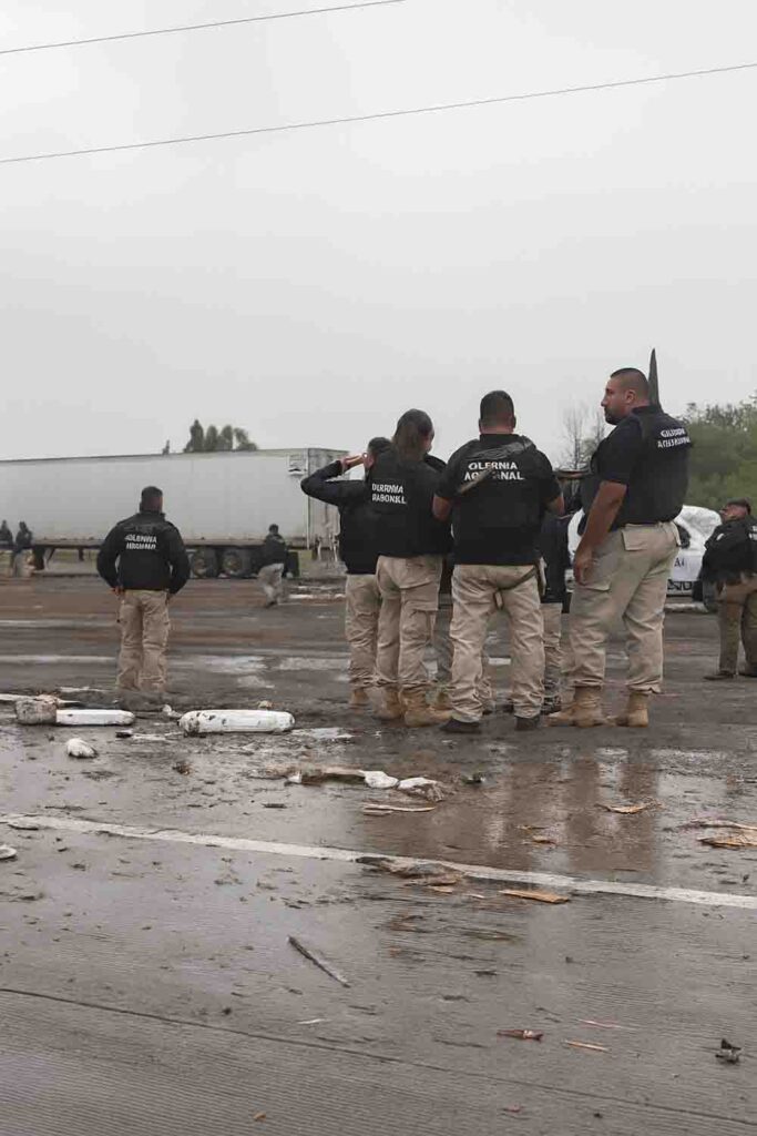 Accidente múltiple en la carretera 57 complica la circulación en El Chamizal