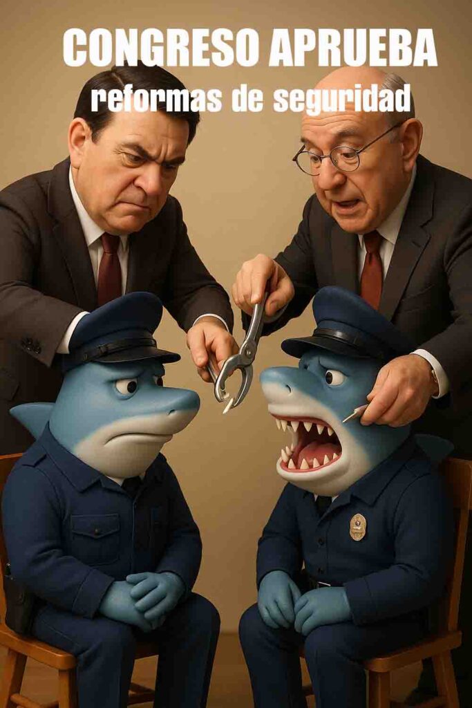 CONGRESO APRUEBA reformas de seguridad