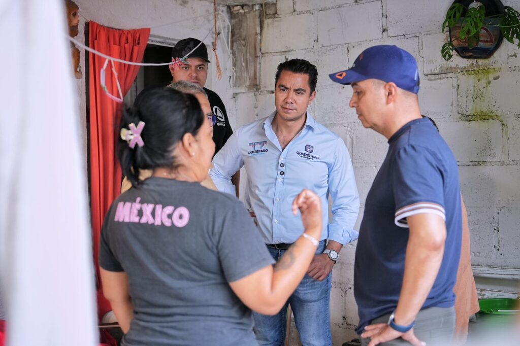 Supervisa Felifer Macías zonas con afectaciones a causa de la lluvia