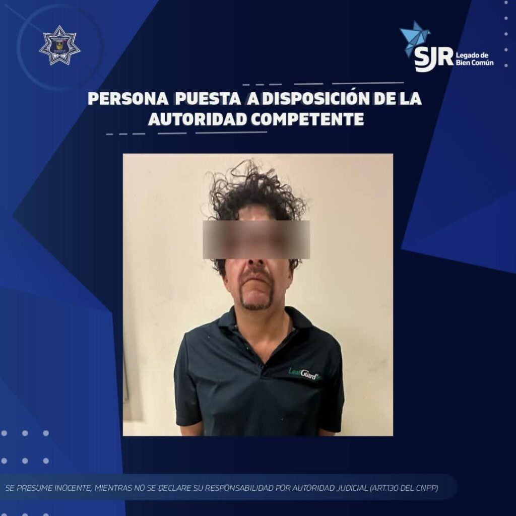 Detienen a hombre vinculado con robos en San Juan del Río