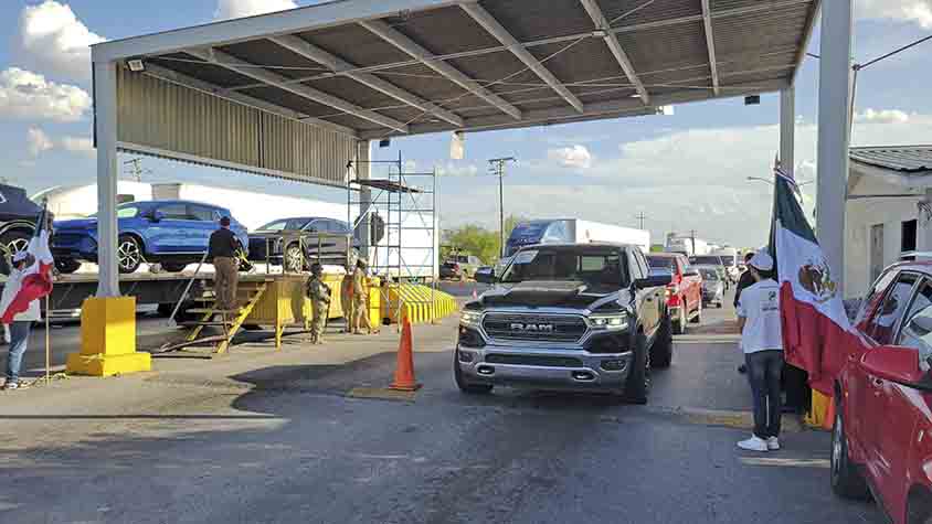 Acompaña CEPCQ regreso de Caravana Migrante hacia Estados Unidos