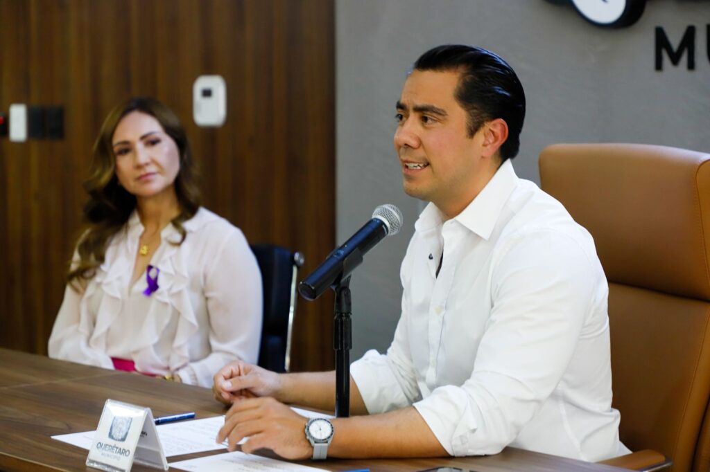 Fortalece Felifer Macías alianza con la Secretaría de la Mujer para erradicar la violencia de género en Querétaro
