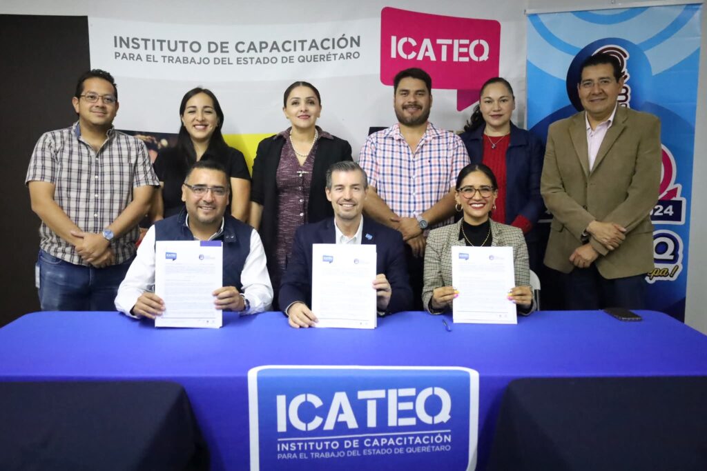 COBAQ e ICATEQ firman convenio para fortalecer la capacitación docente y administrativa