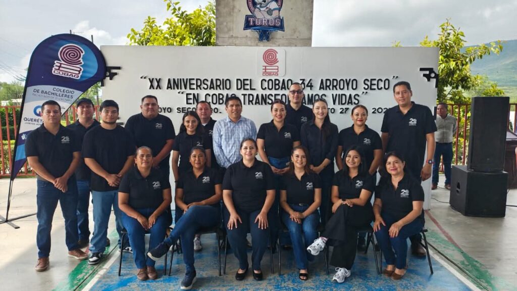 Plantel 34 Arroyo Seco celebra 20 años de trayectoria educativa