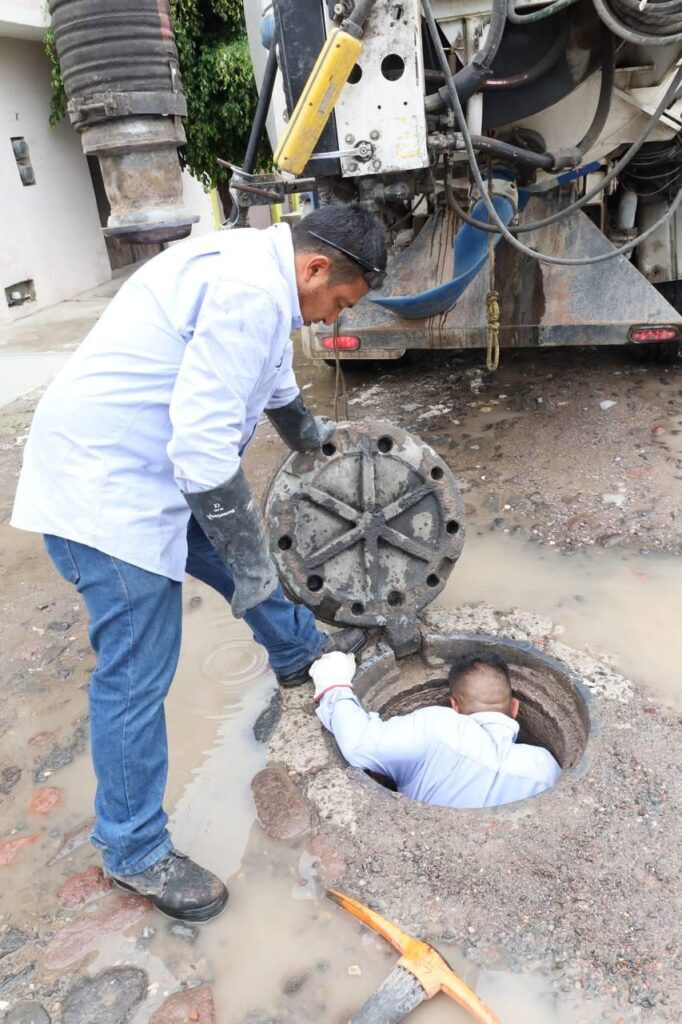 JAPAM realiza recorridos y acciones tras lluvias del fin de semana