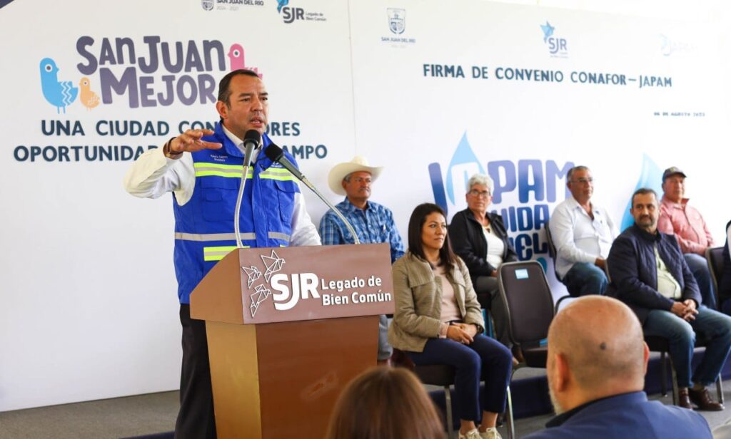 JAPAM y CONAFOR firman convenio en favor del medio ambiente y el agua