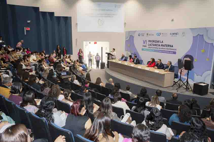 Inaugura Secretaria de Salud Foro de Lactancia Materna