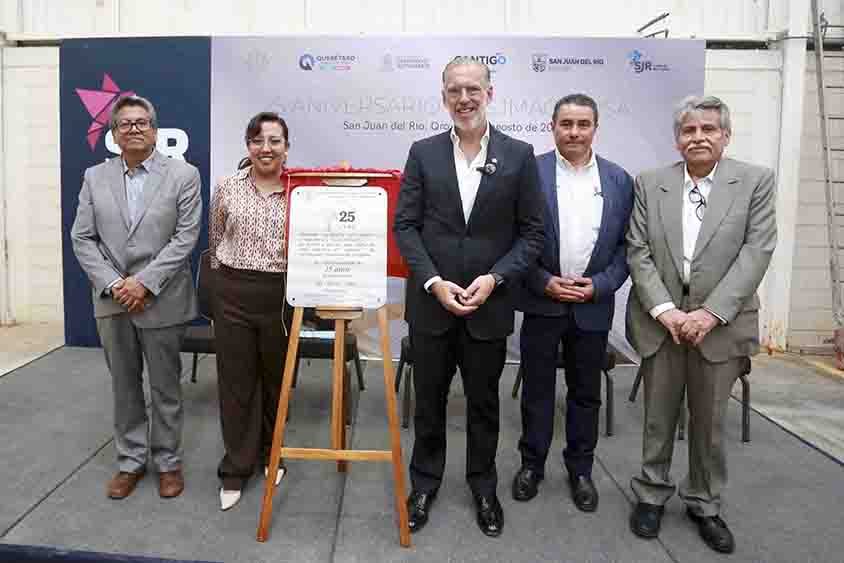 Celebra Marco Del Prete 25 años de la empresa SJMAQUINSA