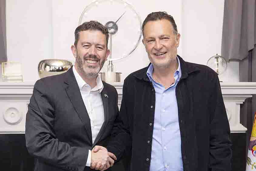 Se reúne Mauricio Kuri con el Presidente de la American Society of México