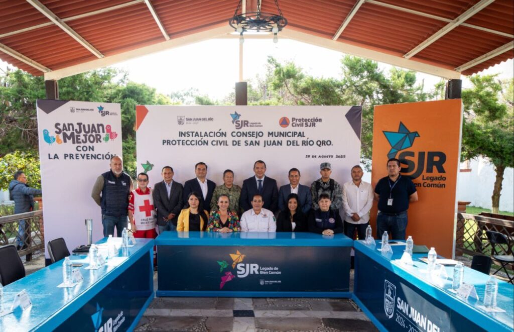 Roberto Cabrera encabeza instalación del Consejo Municipal de Protección Civil de San Juan del Río