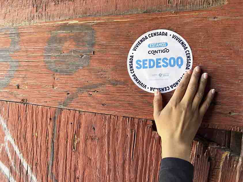 SEDESOQ realiza levantamiento de censo para apoyos emergentes