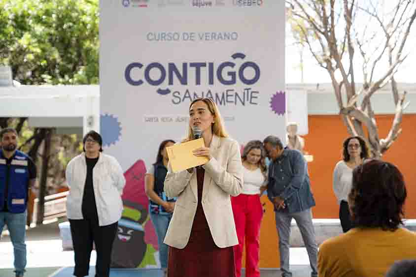 Clausuran curso de verano Contigo Sanamente en Santa Rosa Jáuregui