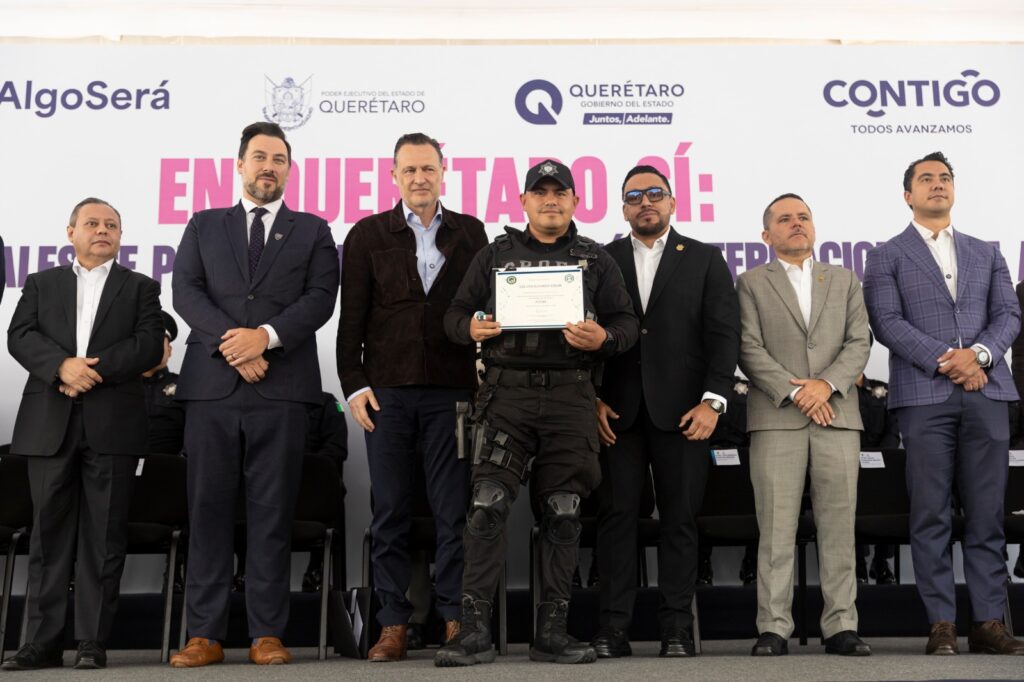 En Querétaro sí: 170 policías estatales se preparan con formación internacional de alto nivel