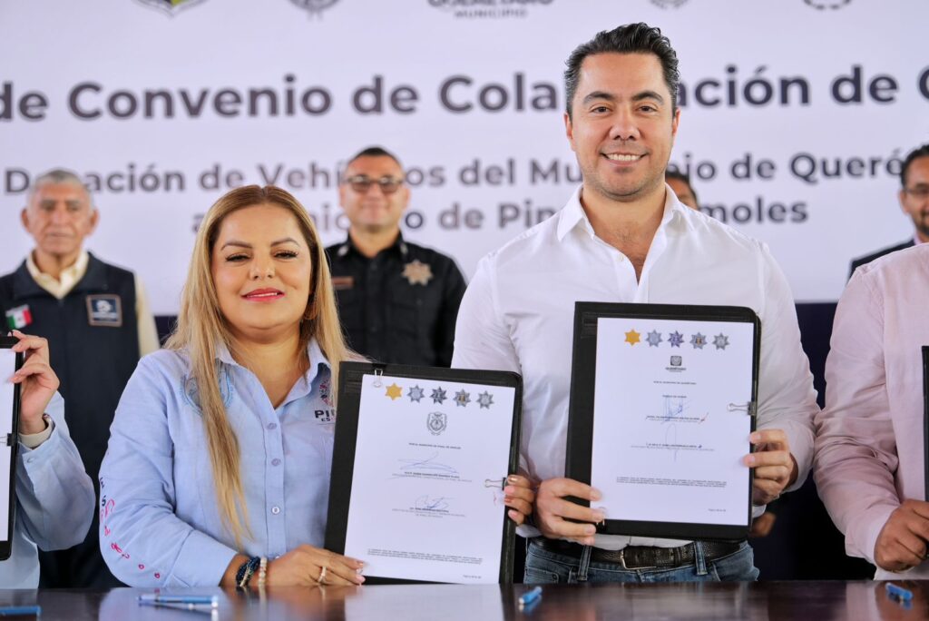 Felifer Macías firma convenio de Cuelgapp con municipios de la Sierra Gorda