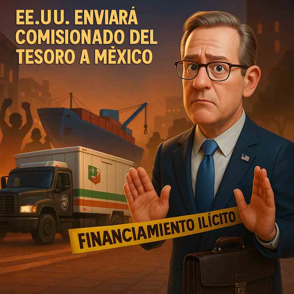 EE. UU. enviará alto comisionado del Tesoro a CDMX para reforzar lucha contra financiamiento de cárteles y fentanyl