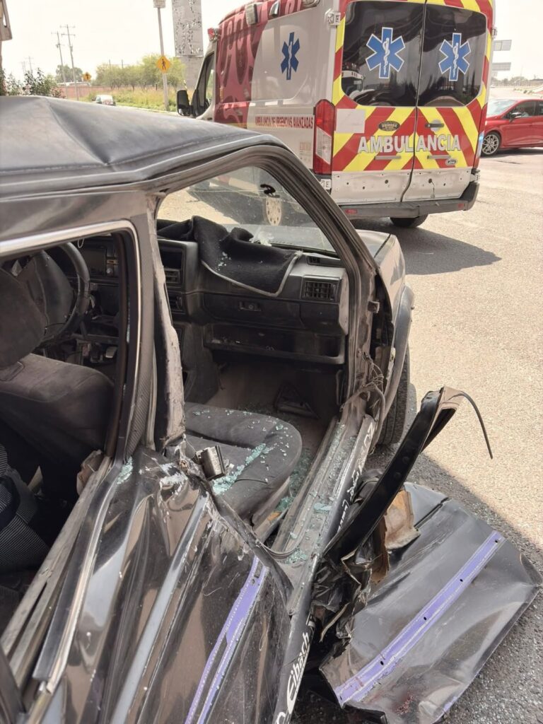 Rescate en la 120: dramático percance vehicular