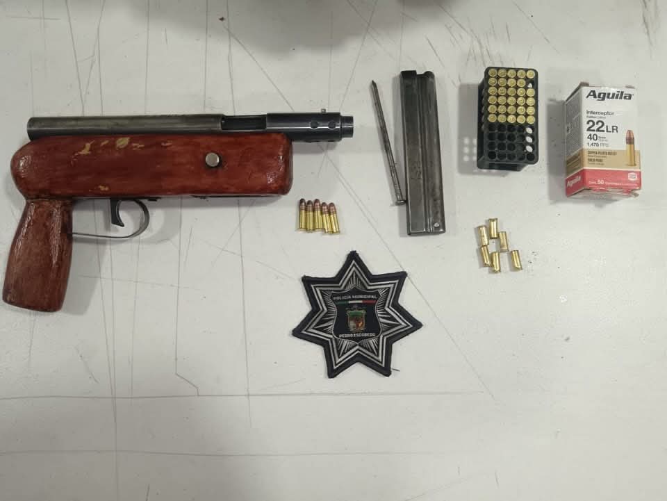 Aseguran a persona con arma de fuego en Camino Real a La Lira