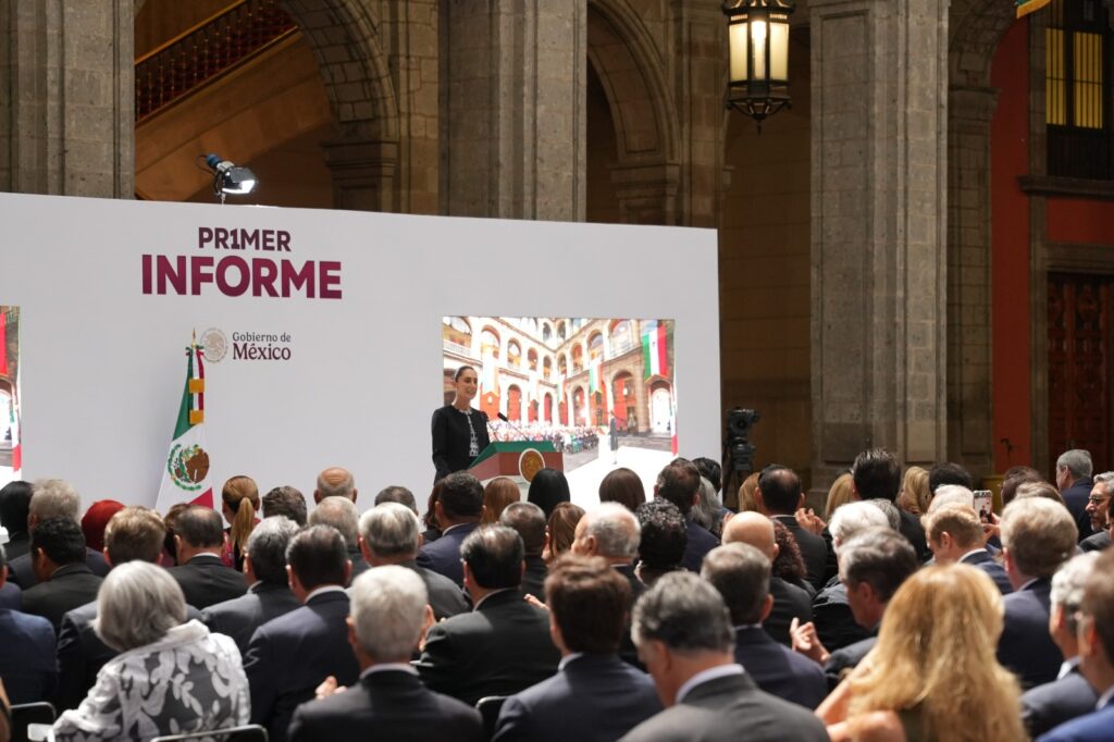 Asiste Gobernador al Primer Informe de Gobierno de la Presidenta de México