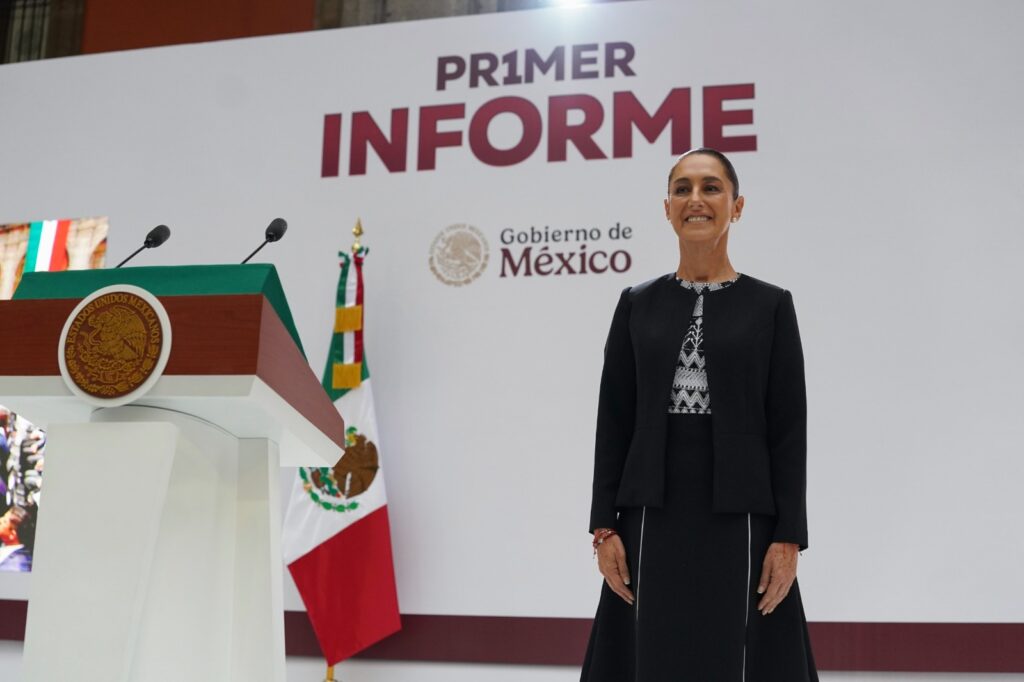 Asiste Gobernador al Primer Informe de Gobierno de la Presidenta de México
